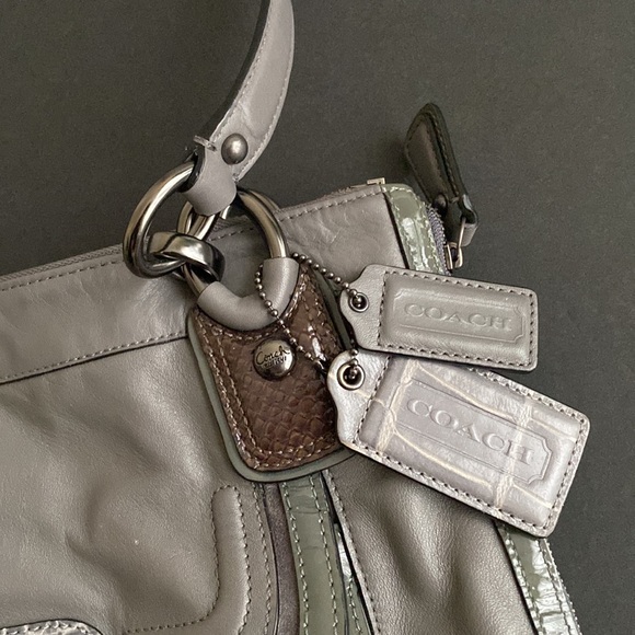 Coach Kristin Spectator North South Hobo Leather Tote Bag Style 18303 - Picture 6 of 16